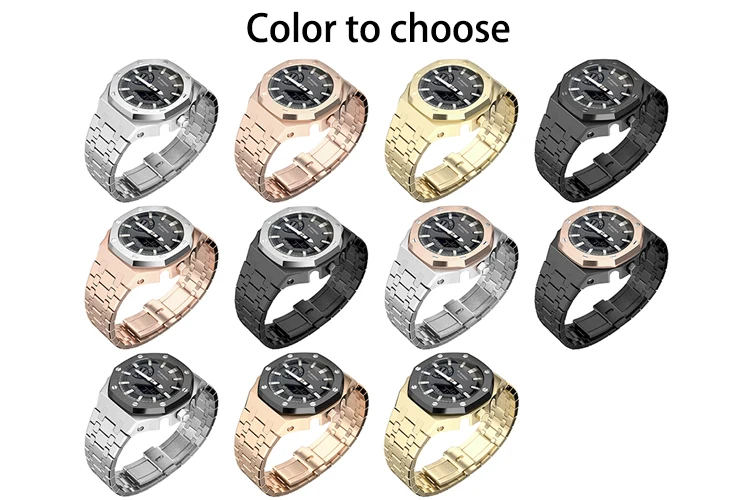 Casioak Ga2100 Mod Kit Gen 4 5 Metal Stainless Steel Case Band Modified
