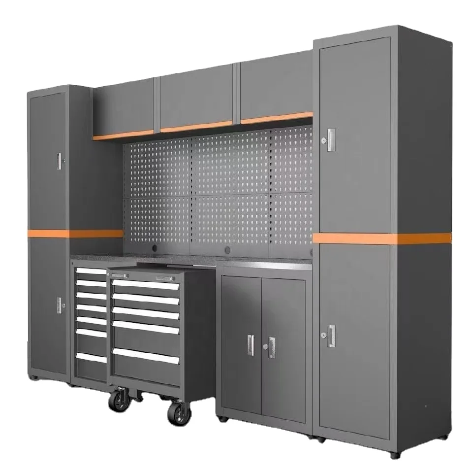 AA4C Tool Box Side Cabinet Fishing Full Garage Tool Box Drawer Workbench Tool Chest Cabinet