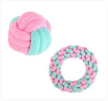 Eco-Friendly Puppy Chew Toys Dog Rope Toys Puppy Grinding Teeth Single Rope Toy