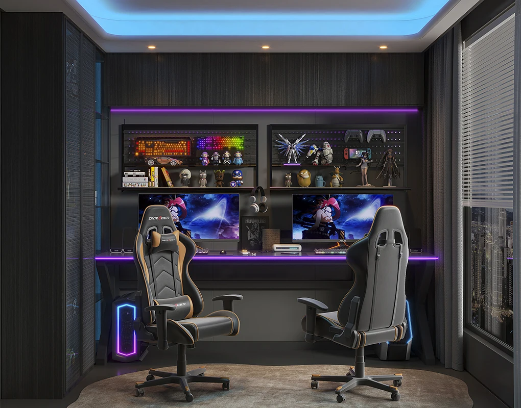 Factory Directly Sale Display Racks Aluminium Alloy Indoor Wall Mounted Shelf for Esports Room factory