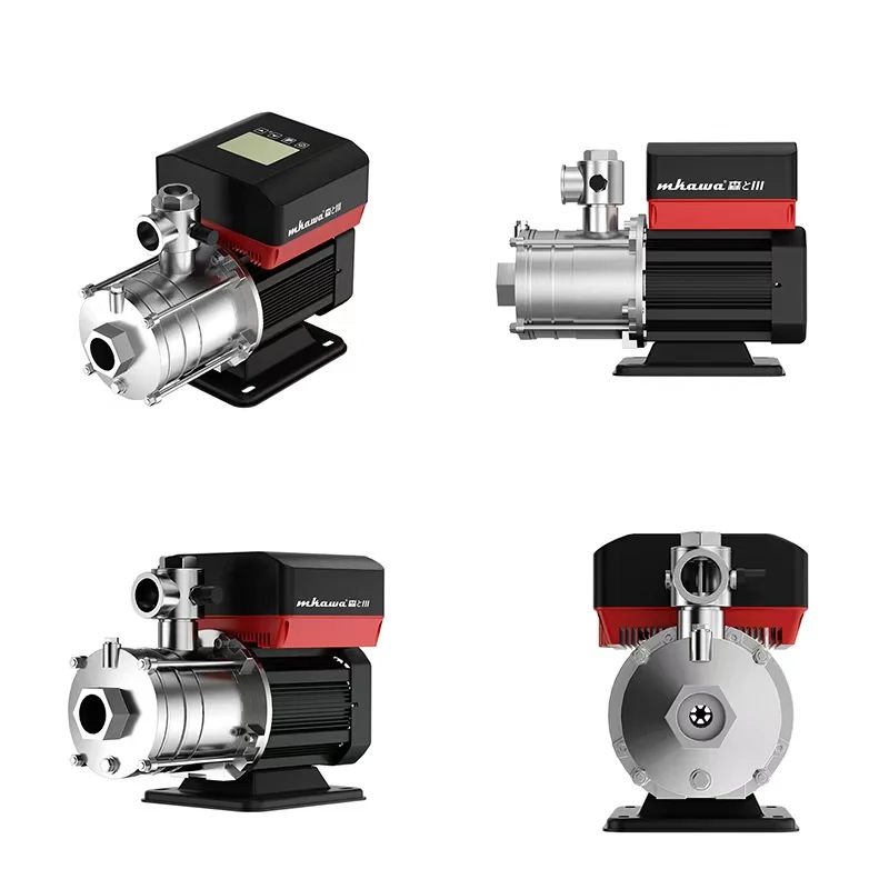 High-Performance Electric Household Booster Pump Stainless Steel Horizontal Multistage Centrifugal Pump Self-Priming Motor