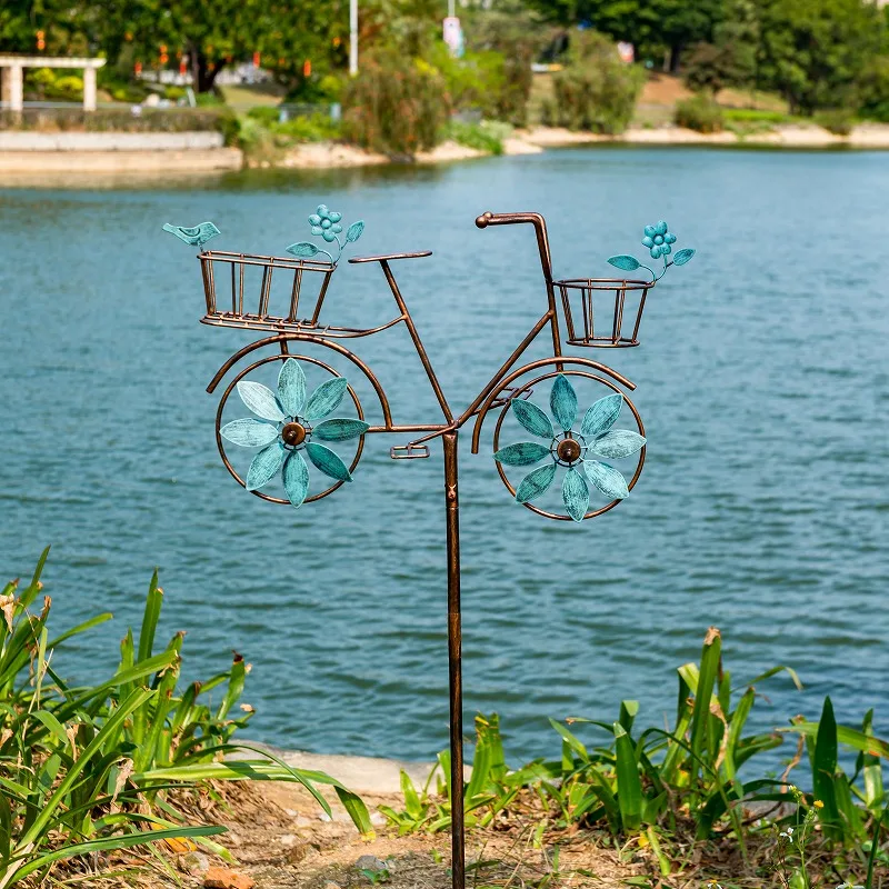 Bicycle Wind Spinner with stake