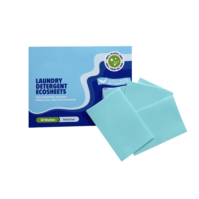 Sample Available Dissolving Laundry Detergent Sheets Eco Friendly
