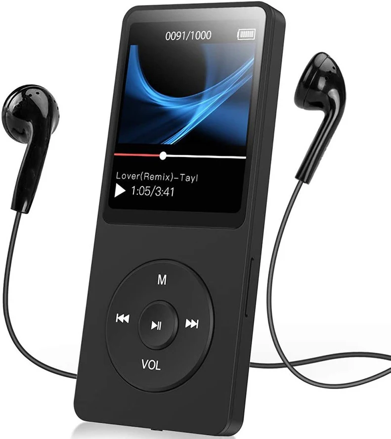High Quality Portable BT MP3 MP4 Push Button Student Listening Music Player E-book Playback white speakers
