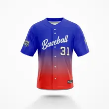 Top Quality Custom Baseball Jersey Sublimation, Embroidery Available