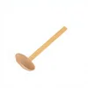 Wooden color soup spoon