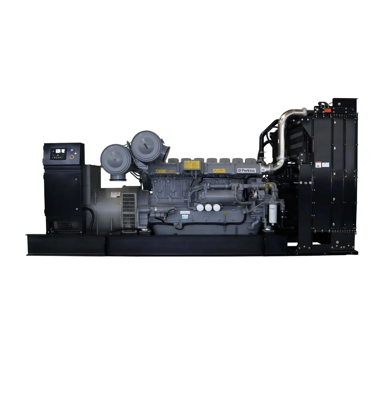 Perkins 1500KW Silent Type Diesel Generator 1875kva Single 400V/220V Rated 100KW 60HZ 3PH Stamford Low Single ATS Option