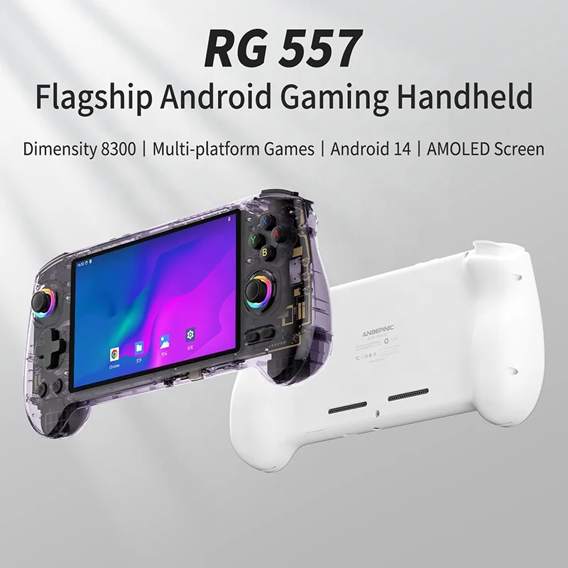 ANBERNIC RG557 Android Handheld Game Console - 5.48