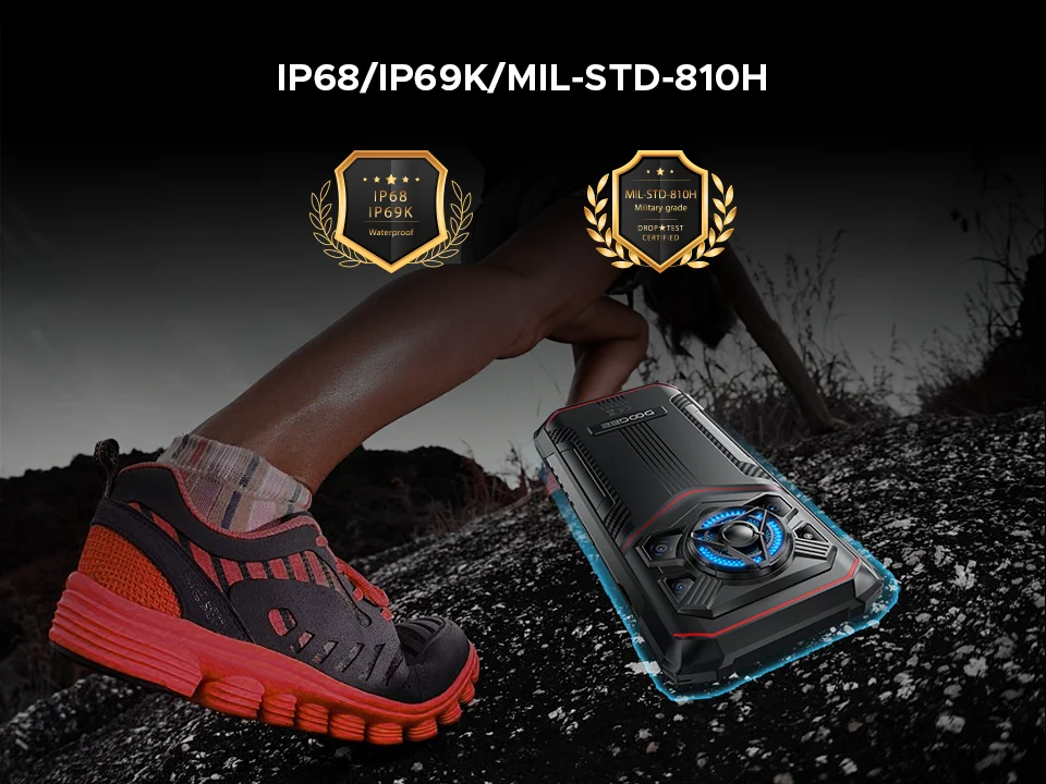 Điện thoại thông minh DOOGEE Blade 20 Play 6,6 inch Android 15 Điện thoại bền bỉ Pin 10300mAh Mở khóa bằng khuôn mặt Doogee Blade 20 Play