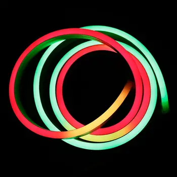 Quality Assurance Outdoor IP5 Flexible LED 360 Degree Round Neon Rope Tube Light For Building Patio Decoration