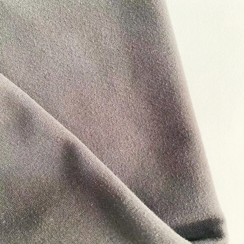 4 ways stretch polyester spandex sanding interlock fabrics for sportswear