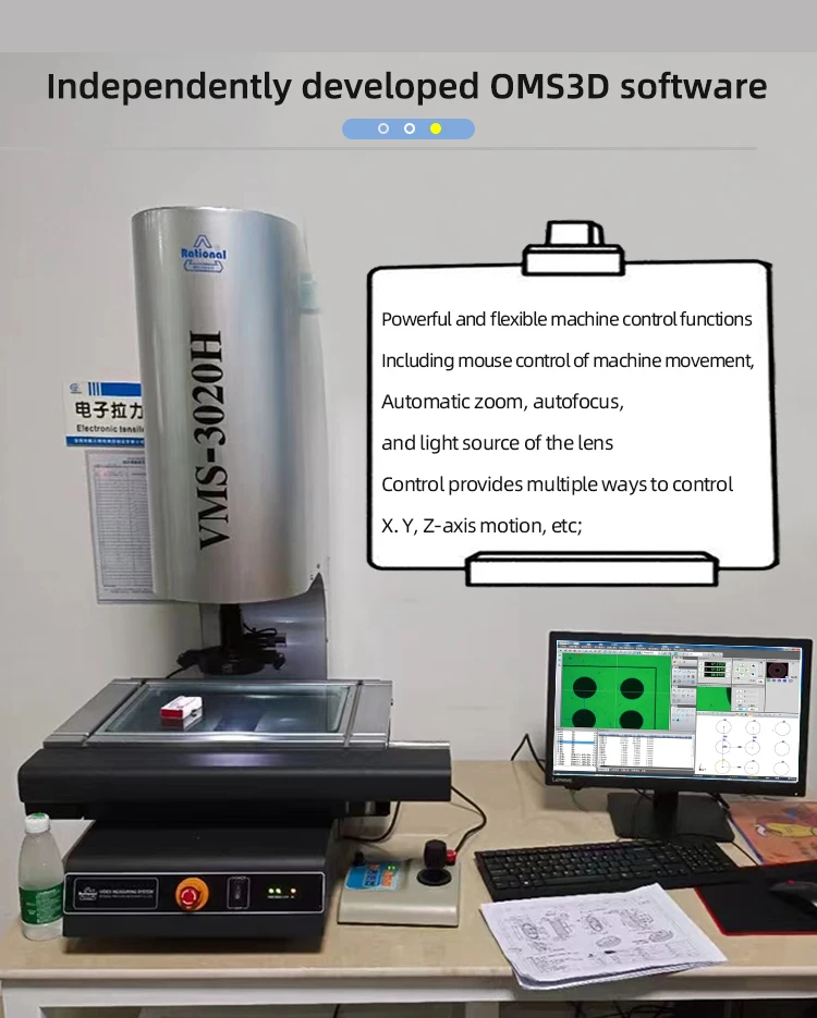 2d 2.5dtwo Dimensional Optical Coordinate Measuring Machine Image ...