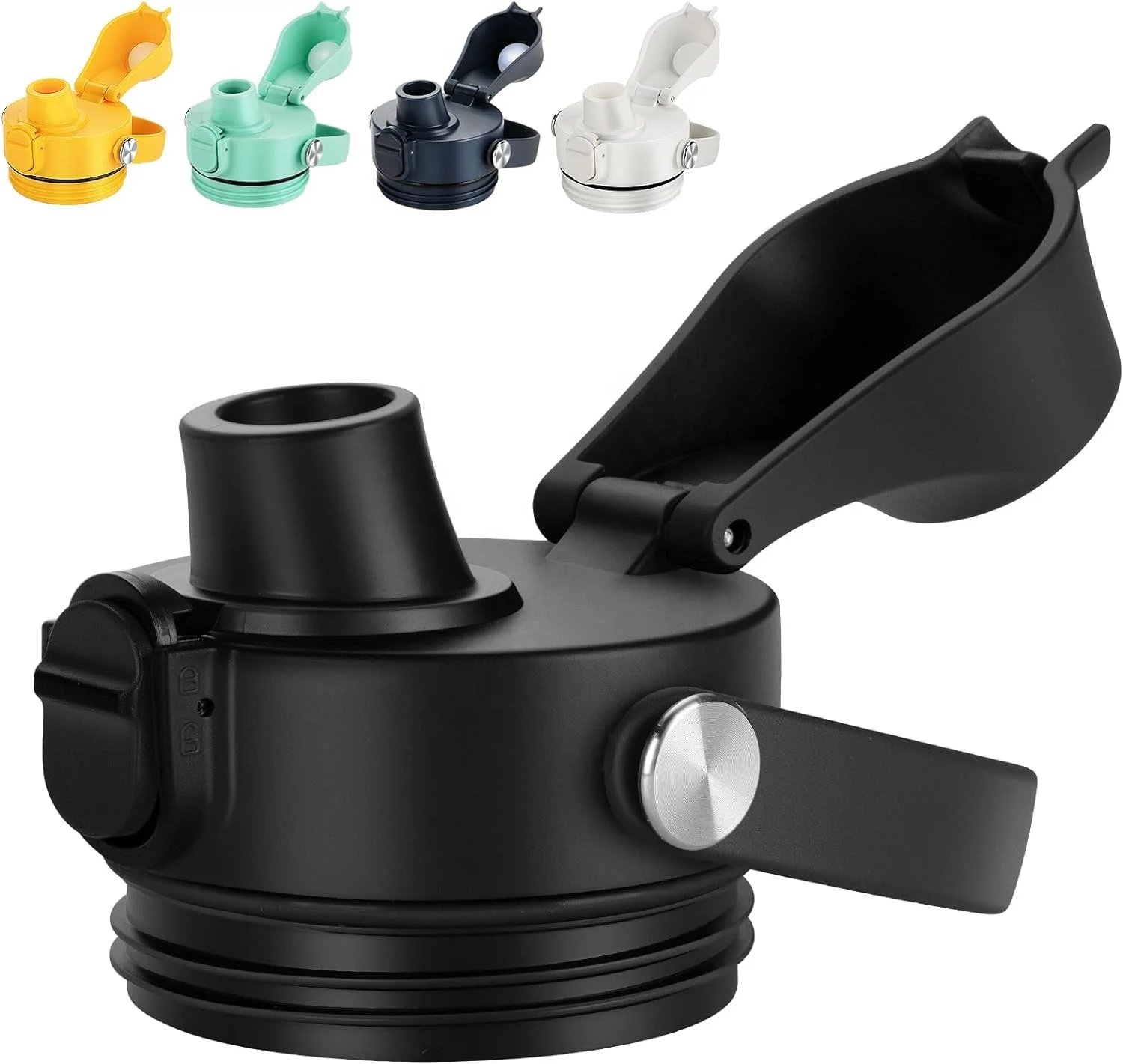 Spout Lid Compatible with Yeti Rambler Water Bottle 18/26/36/64 Oz,with  Chug Flip Top Spout Flip Top Lid Replacement Bottle Lid