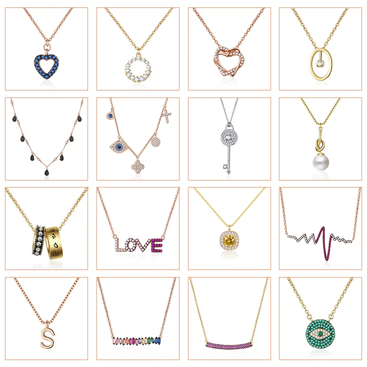 ZHILIAN Women's 925 Sterling Silver Chain Necklace R Letter Initial Alphabet Pendant Necklace for Women