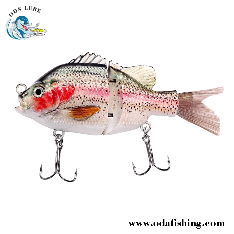 
Неокрашенный 2 сегмент Синежаберного Swimbait планер из АБС-пластика, твердая блесна органов пустой рыболовная приманка 