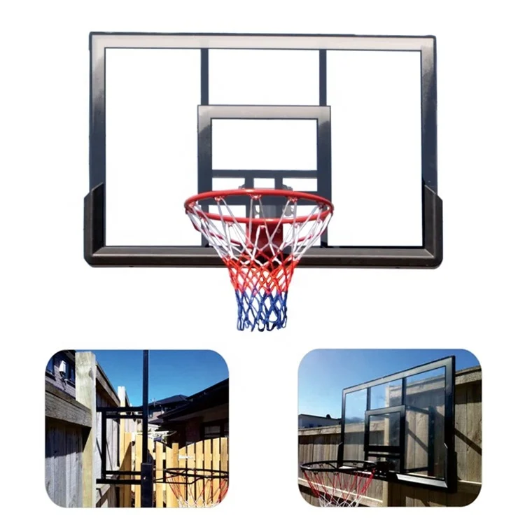 PC Wall Mounted Basketball Hoop Backboard for Basketball Training
