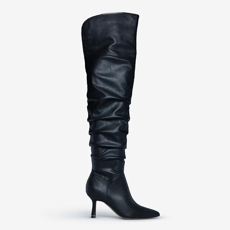 Nero Marrone Tacco Gattino Stivali Al Ginocchio Scarpe Da Donna Tacco Basso  Stivali Delle Signore Stivali Alti Al Ginocchio - Buy Signore Stivali Alti Al  Ginocchio,Le Donne A Basso Tacco Stivali,Stivali Al