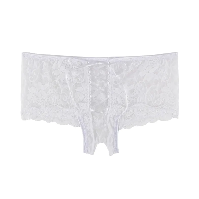Buy ohyeahlady Women Crotchless Panties Briefs Transparent Floral