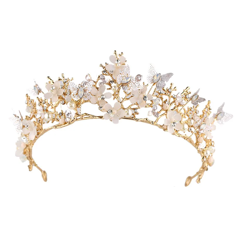 2024 butterfly crown adult, quartz crown, crystal crown, butterfly crown, tourmaline quartz, crystal tiara, butterfly hair, tourmaline crown