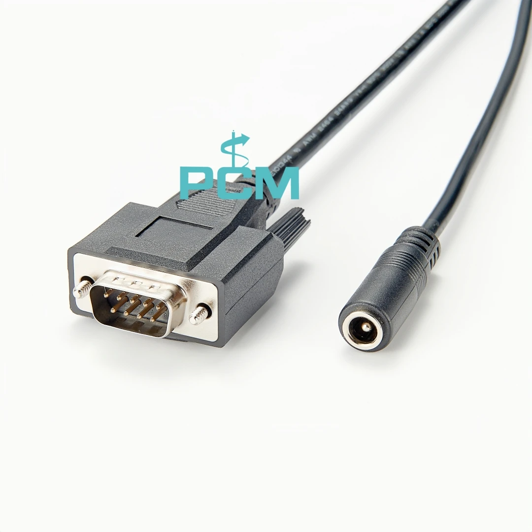 J1939 High Speed CAN Bus Logger Power Cable DB9 Data Cable to DB9 and DC Power Splitter Cable With External DC Power Supply