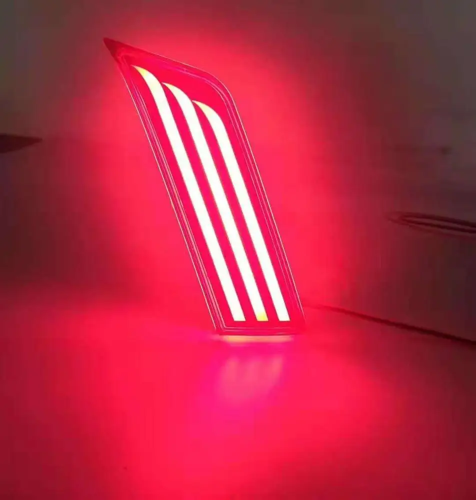 Two Views of  Rear Bumper Tail Lamp Reflector for TATA NEX0N