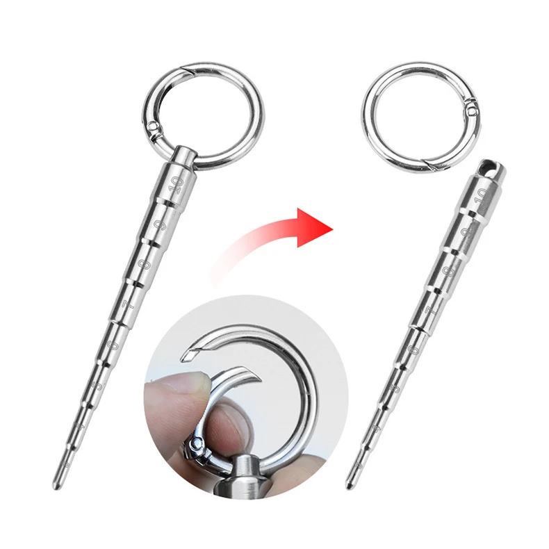 Stainless Steel Male Urethral Sound Urethral Dilator Rod Male Stimulator Masturbator Adult Product
