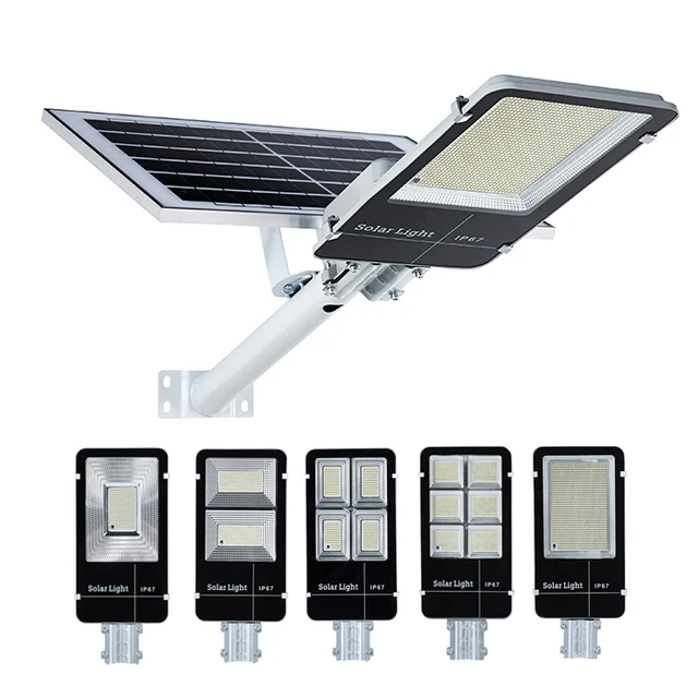 2023 100w 120w 150w 300w 400w 600W 1000w commercial all in one integrated led waterproof outdoor solar street light with pole