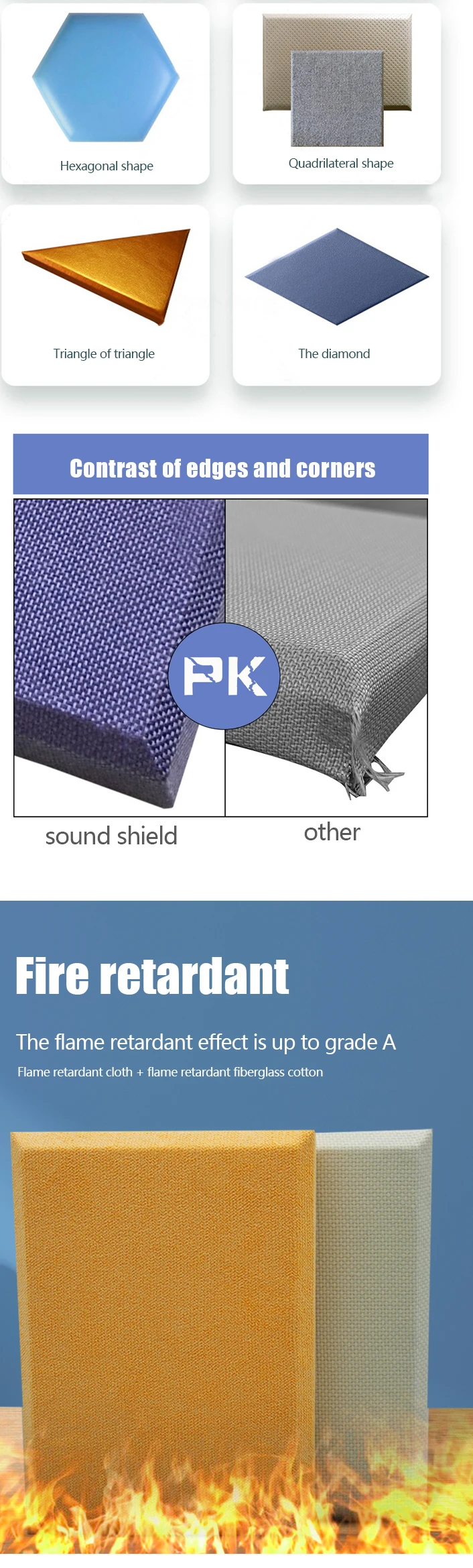 Soundproof Polyester Acoustic Panels - Effective & Versatile
