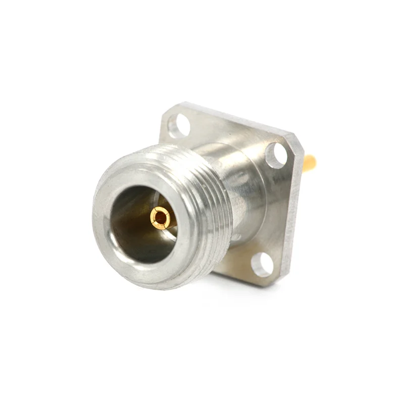 N type Female Jack 4 hole Flange Mount RF Connector| Alibaba.com