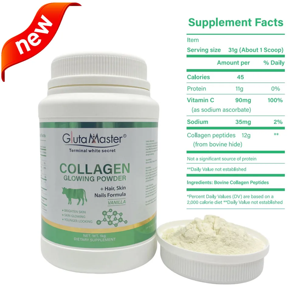Gluta Master 1KG Collagen Glowing Powder