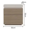 Hidden-compartment style-milk tea color-brescia wood grain