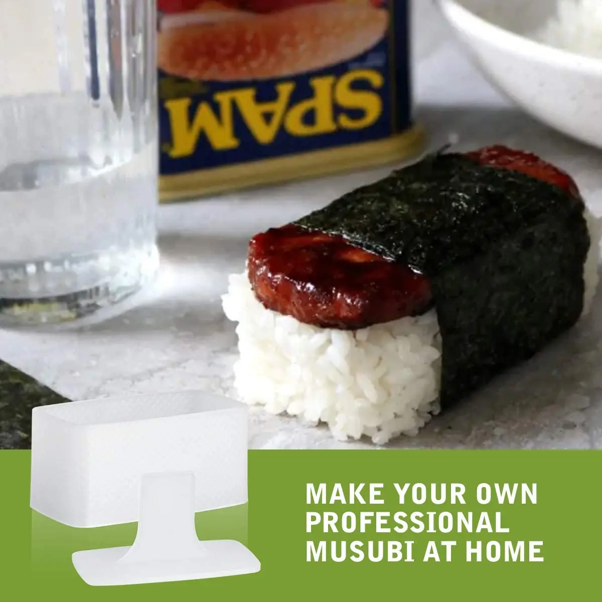 4 Pieces Musubi Maker Press Molds Non-Stick Spam Musubi Maker Non-Toxic  Sushi Making Kit