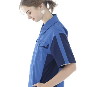 Anti-Static Breathable Polyester Work Coverall with High Tenacity Unisex Design