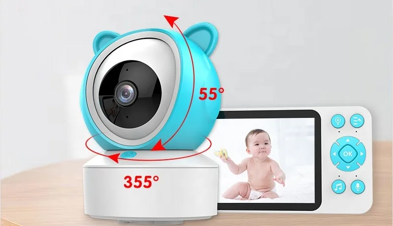 KERUI Wireless Video Baby Camera Nanny for 4.3 Inch Baby Monitor Single Camera (MC8)