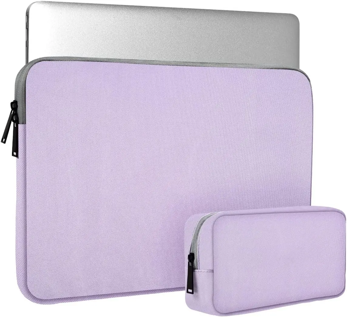 product 156 inch laptop sleeve case computer bag for laptops computers waterproof purple sleeve with full protections-28