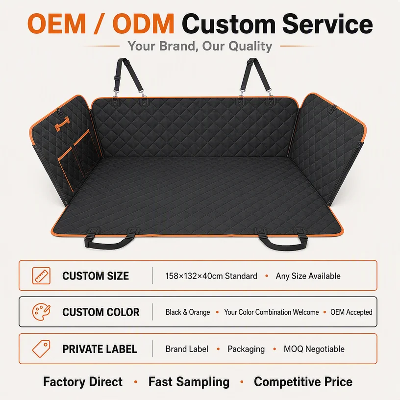 Waterproof Car Pet Hammock Rear Seat — Product details 8