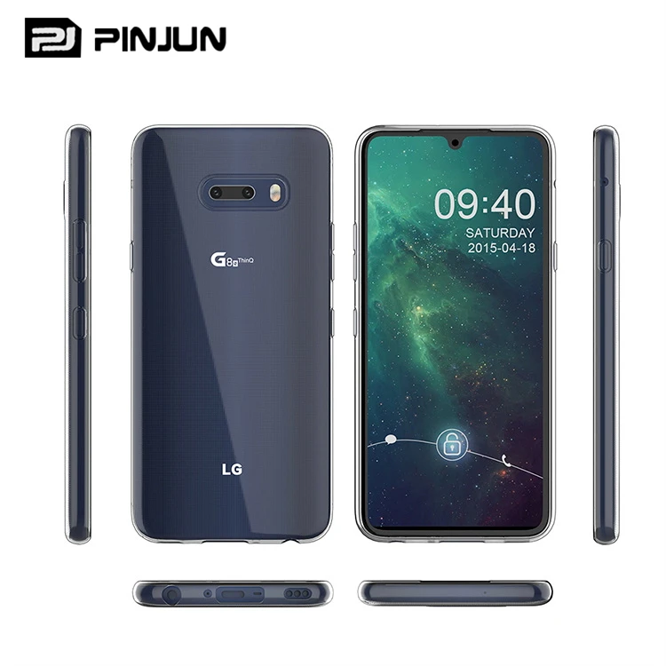 Ultra Thin TPU Clear Phone Case for LG G8X Thinq - Shockproof