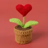 Cabezal único corazón rojo-Mini lavabo de lana de tamaño pequeño