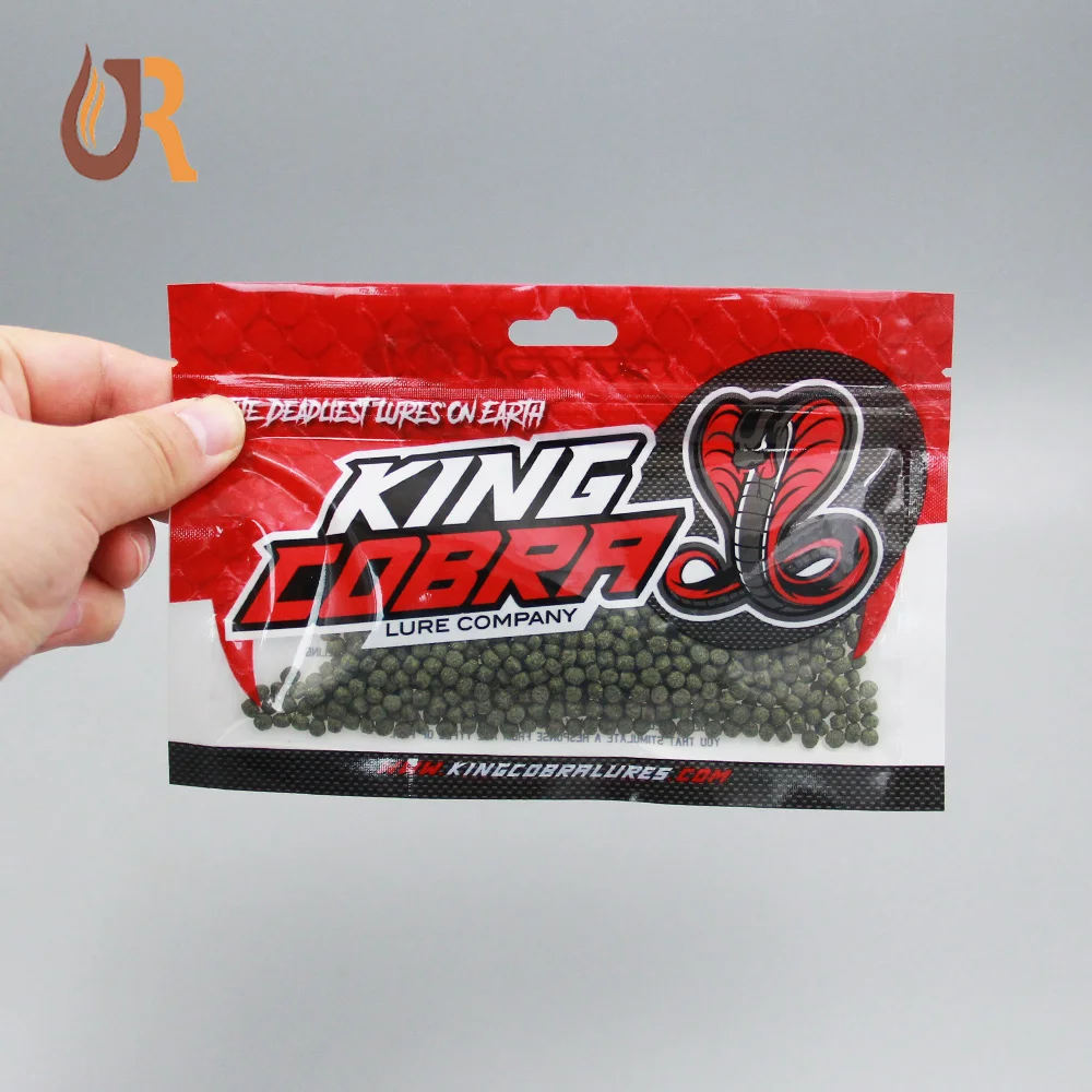 Factory Customized Print Fishing Worm Bait Fishing Bait Packing Fishing ...