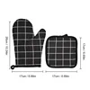 Black plaid + cushion (26*13cm)