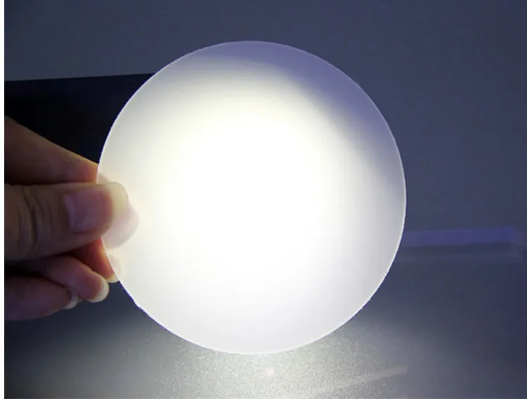 product-205-155 Diffuser Sheet 50-90% Transmittance PS PC PMMA Diffusing Plate Wholesale Diffuser Led Light