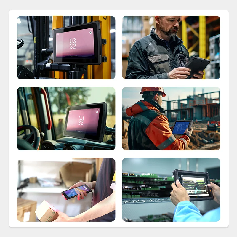 ONERugged V80T 8" Android 12 Portable PC| Octa-Core Processor| NFC| 1000nit| RS232 & RS485 Ports| Vehicle Rugged Tablet