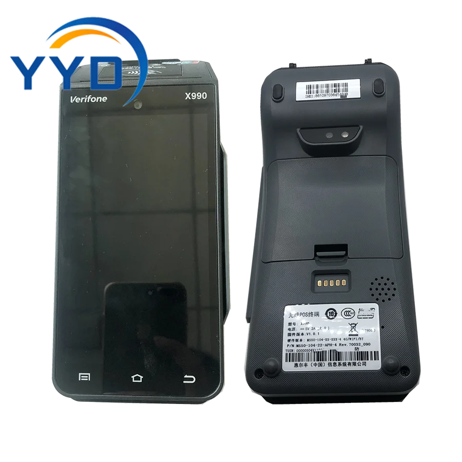 Android Touch POS Handheld Smart Used X990 VERIFONE POS Terminal