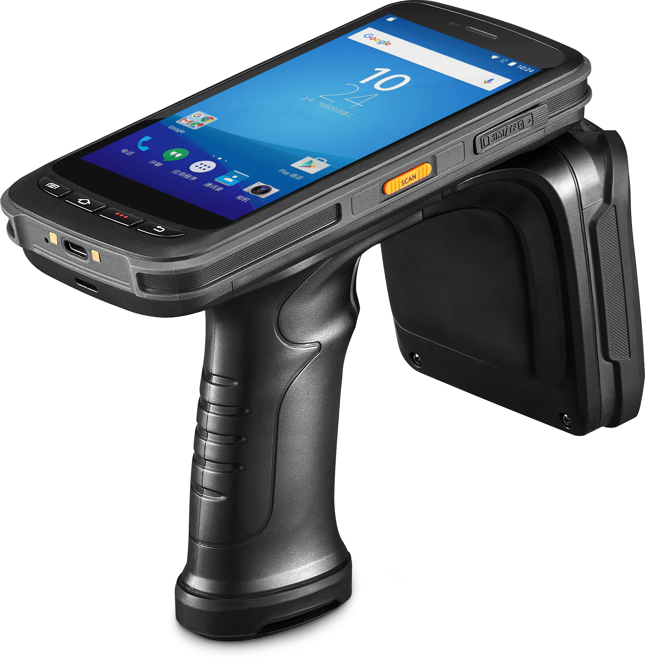 Chainway C72 Android Rugged Handheld PDA Barcode Scanner Long Range UHF RFID Reader Handheld Terminal for Warehouse Logistic
