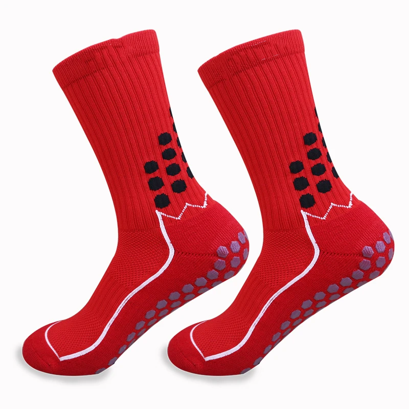 Wholesale Men's Grip Socks Accept Custom Design Socks With Logo For