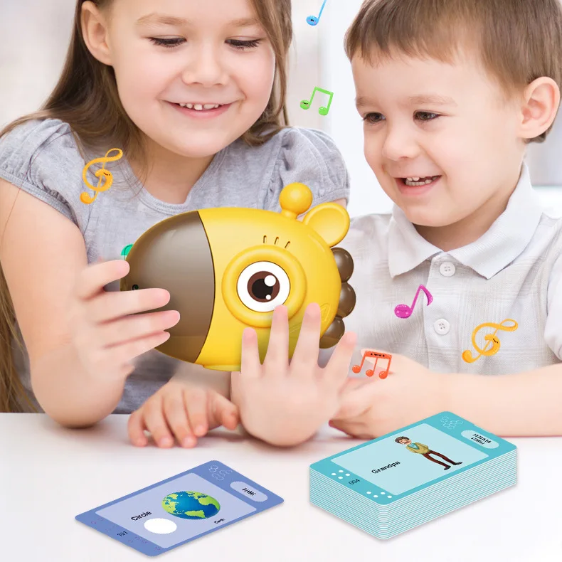 Talking Flash Cards Early Educational Toys Baby Boys Girls