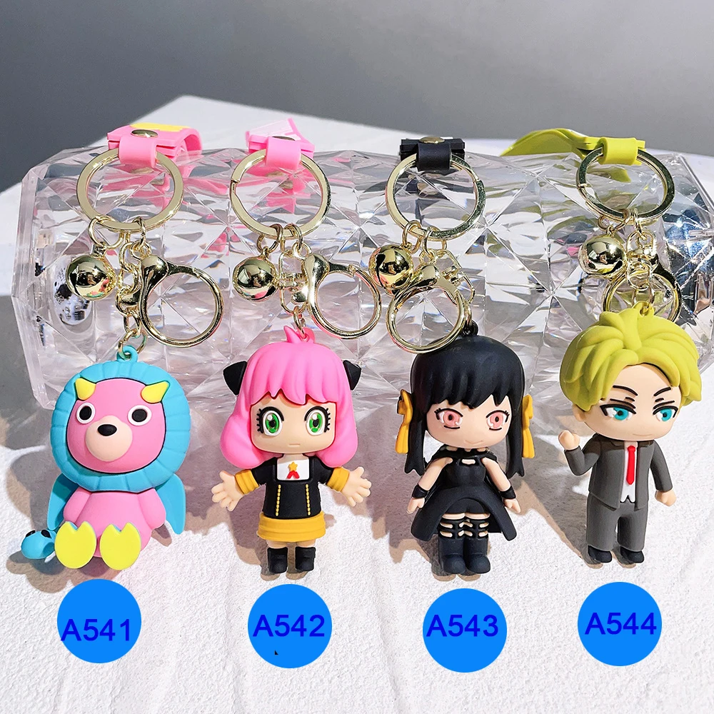 Over 500 Designs In Stock 3d Mini Rubber Key Chain With A Rubber Wrist