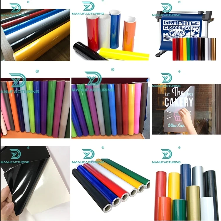 Plotter Color Pvc Cut Vinyl Stickers Sign Marking Vinyl Rolls Buy