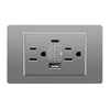 US Socket with USB and type C port