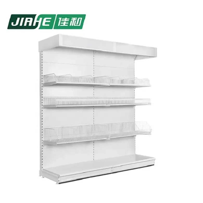 New Design Singlesieded Metal Wall Multiple Lever Supermarket Wall